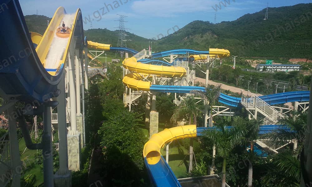 海南三亚梦幻水上乐园水上过山车 海南三亚梦幻水上乐园水上过山车